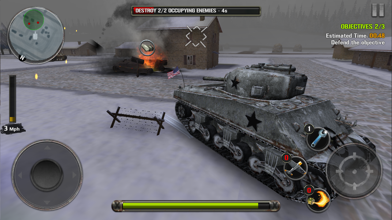Tanks of Battle: World War 2 Game Screenshot