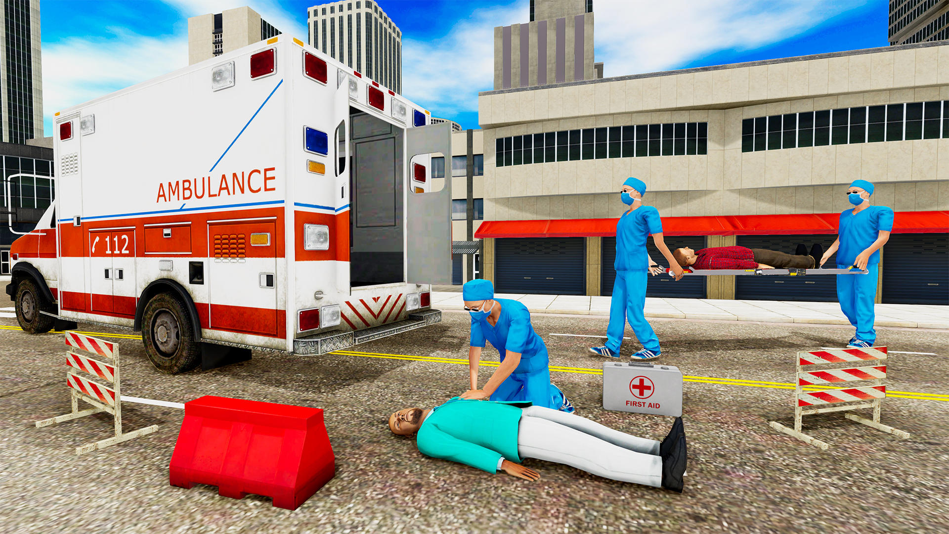 Ambulance Doctor: Rescue Games ภาพหน้าจอเกม
