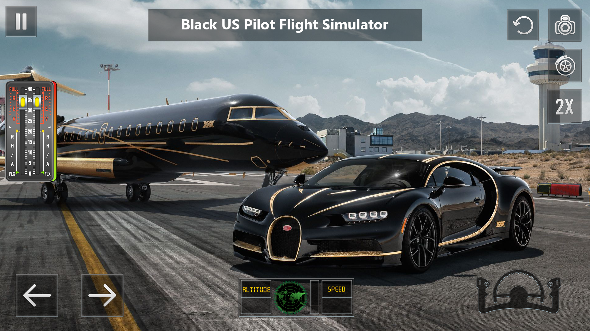 Pilot Flight Simulator; Planes Game Screenshot