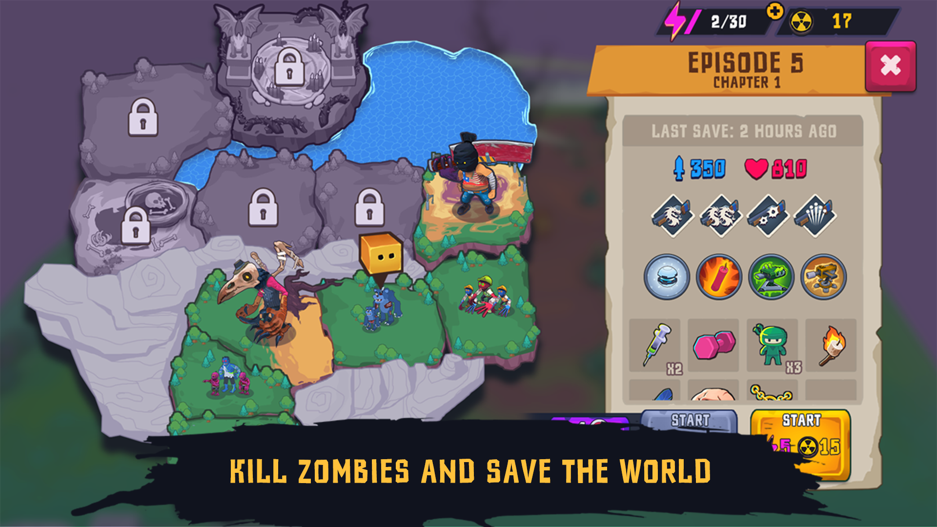 Screenshot of Box Head: Zombies Survivor!