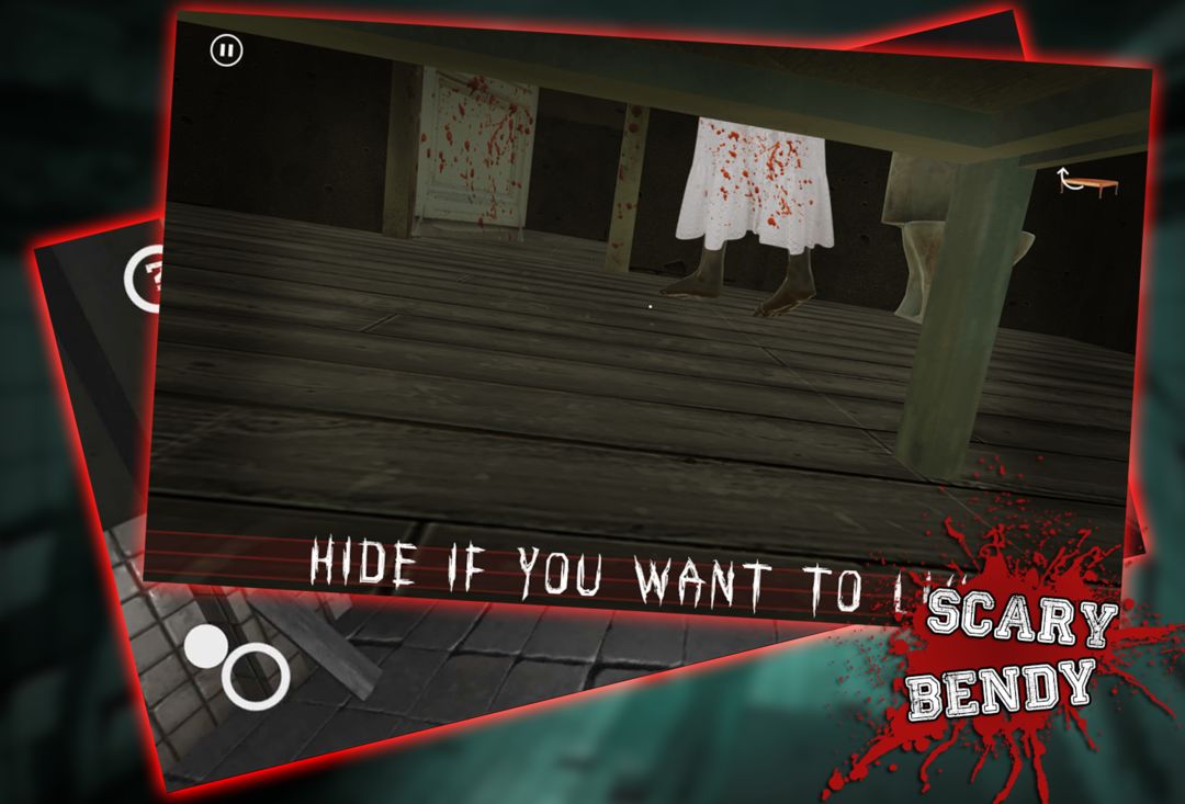 Scary bendy horror Boy - Ink Machine Games screenshot game