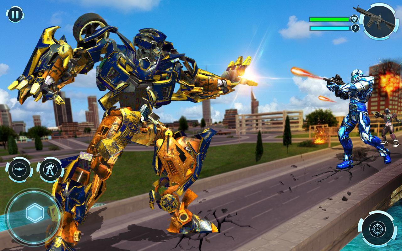 Real Robot Shark Game: Angry Shark Robot Transform Game Screenshot