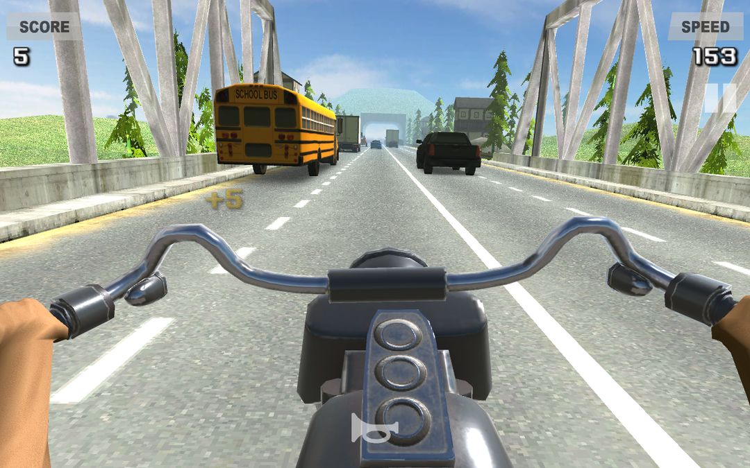 Riding in Traffic Online screenshot game