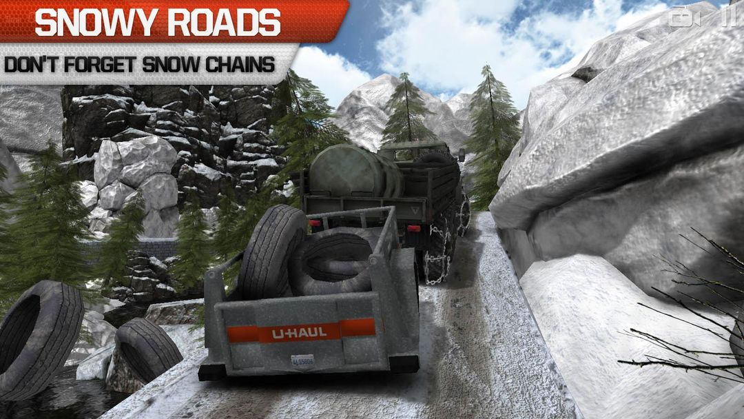 卡車司機3D：Offroads遊戲截圖