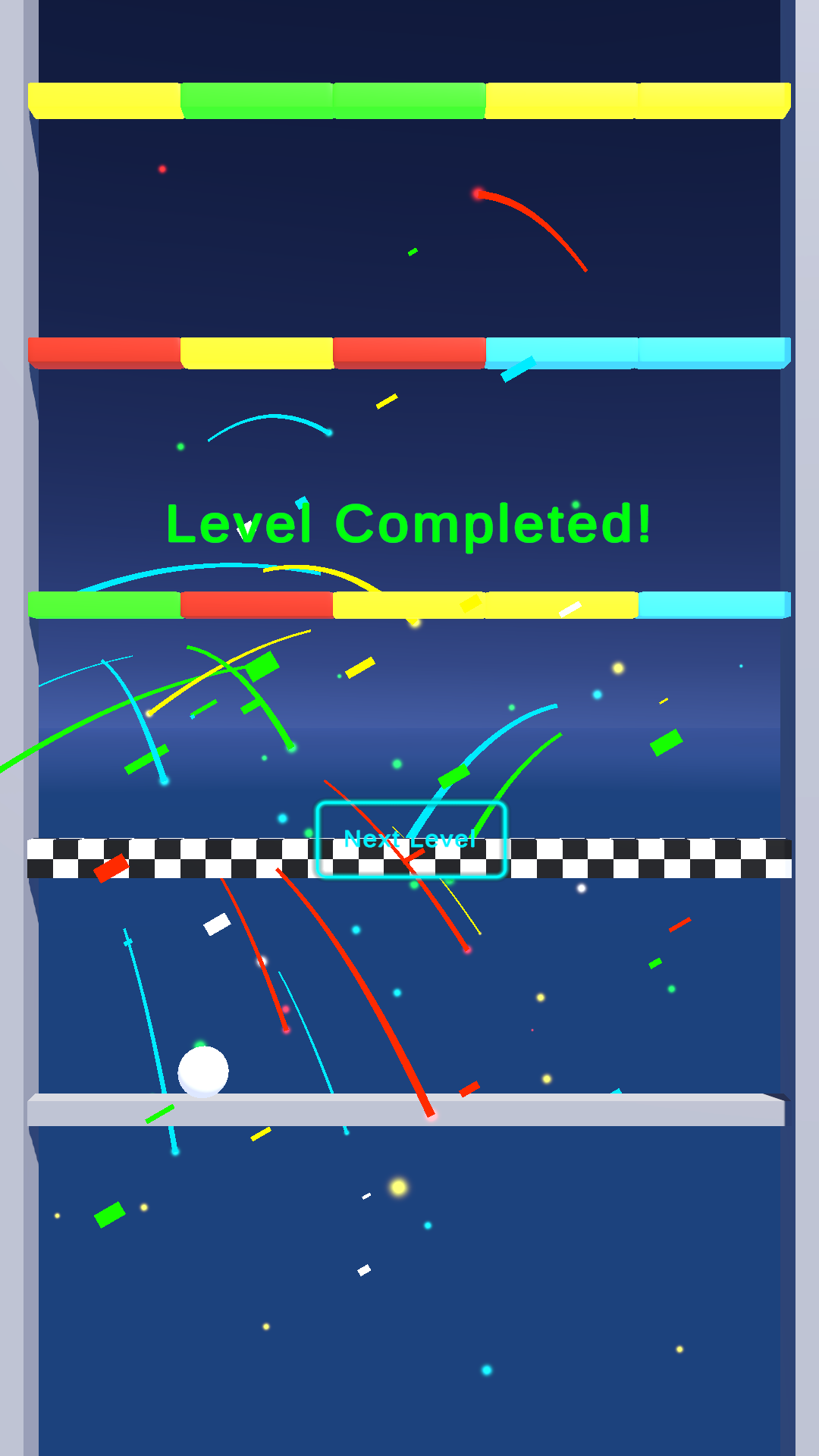 Ball Fall 3D: Switch Color 게임 스크린샷