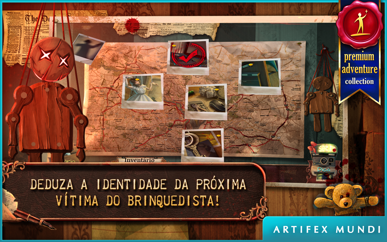 Captura de Tela do Jogo Puzzles Mortais: O Brinquedist