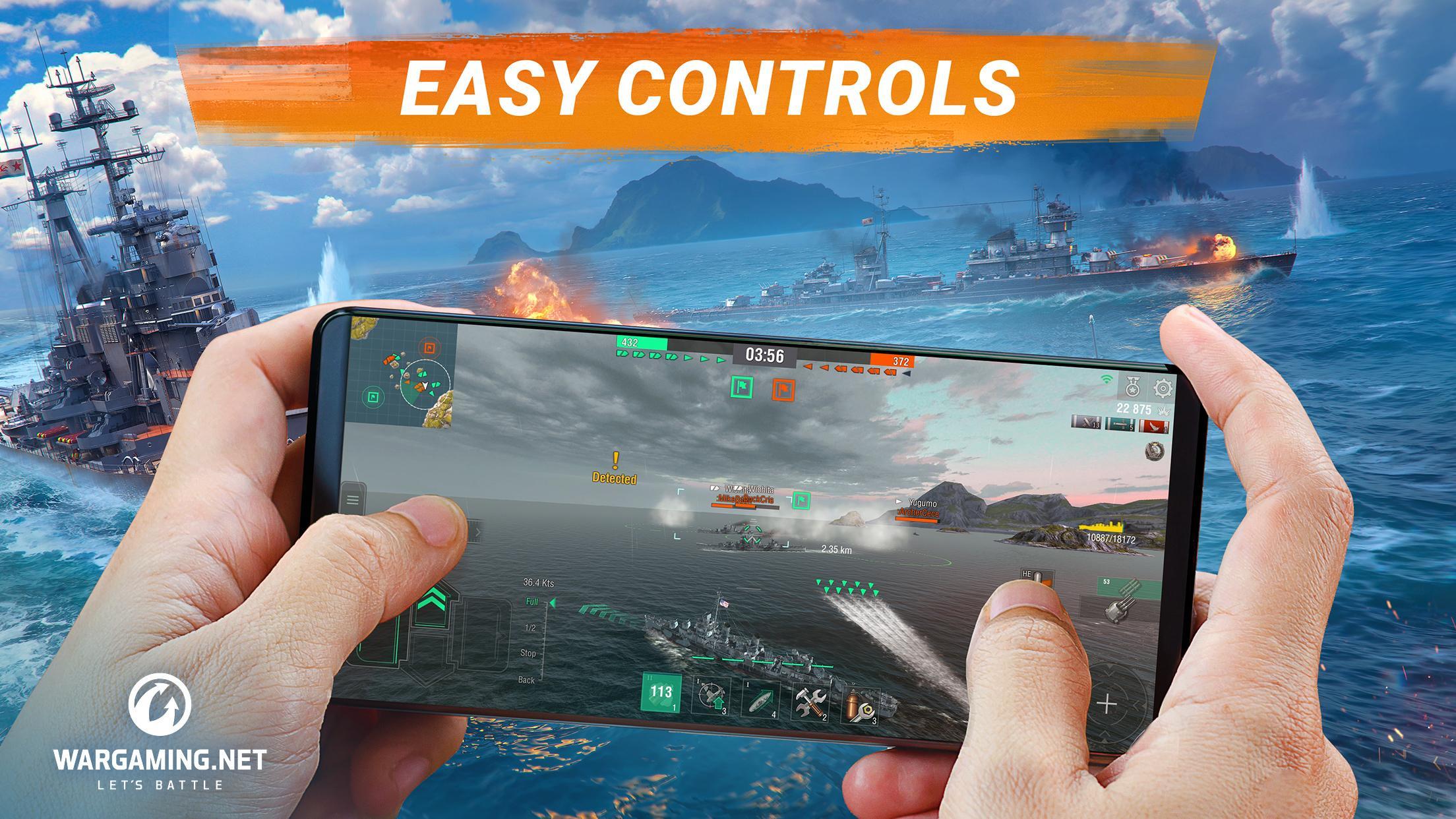 Cuplikan Layar Game World of Warships Blitz War