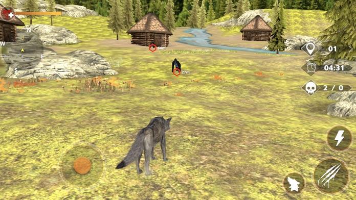 Cuplikan Layar Game The Wild Wolf Life Simulator 1