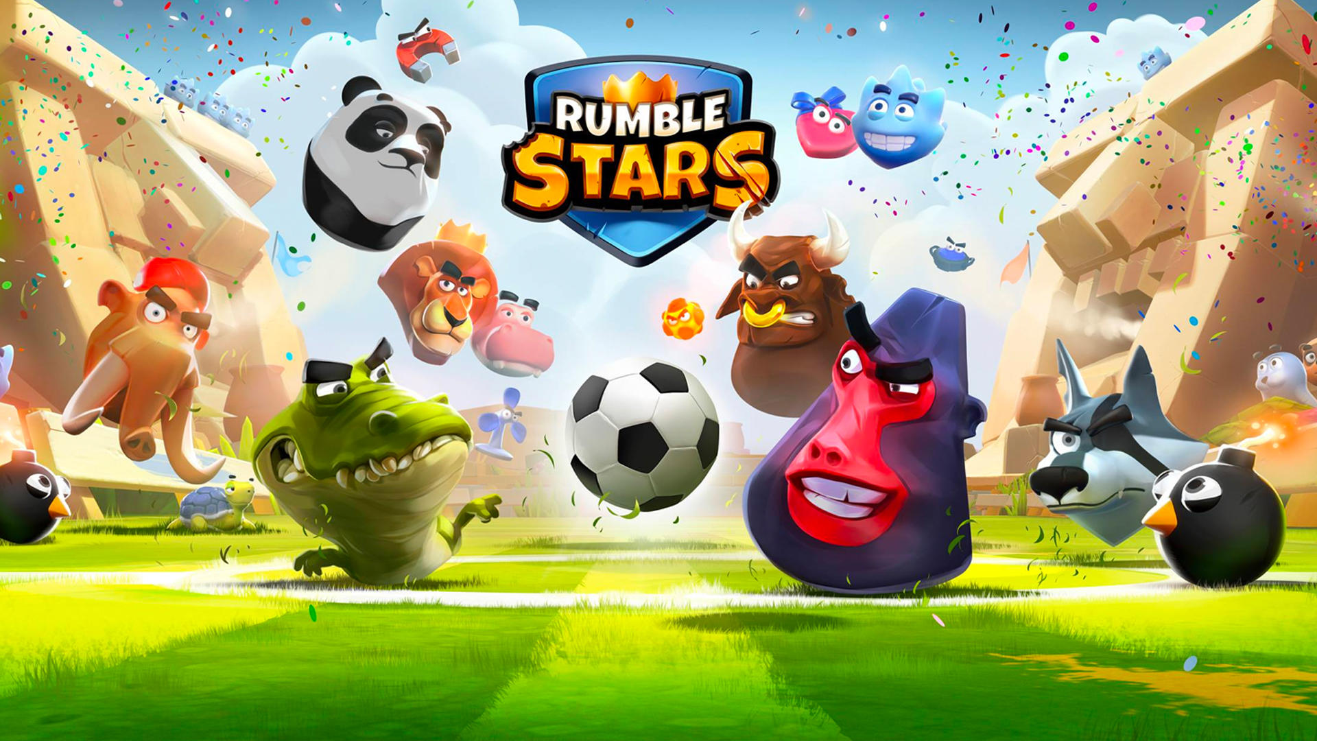 Banner of Rumble Stars Football 