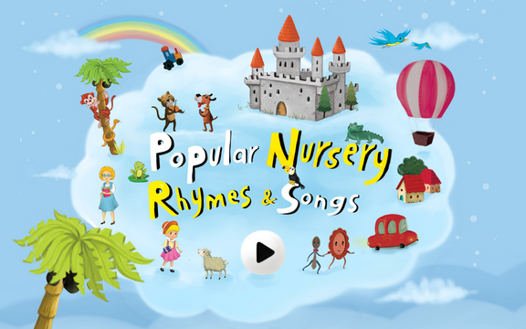 Screenshot 1 of पूर्वस्कूली बच्चों के लिए लोकप्रिय नर्सरी राइम्स और गाने 1.1