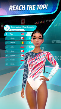 Скриншот игры Gymnastics Dream