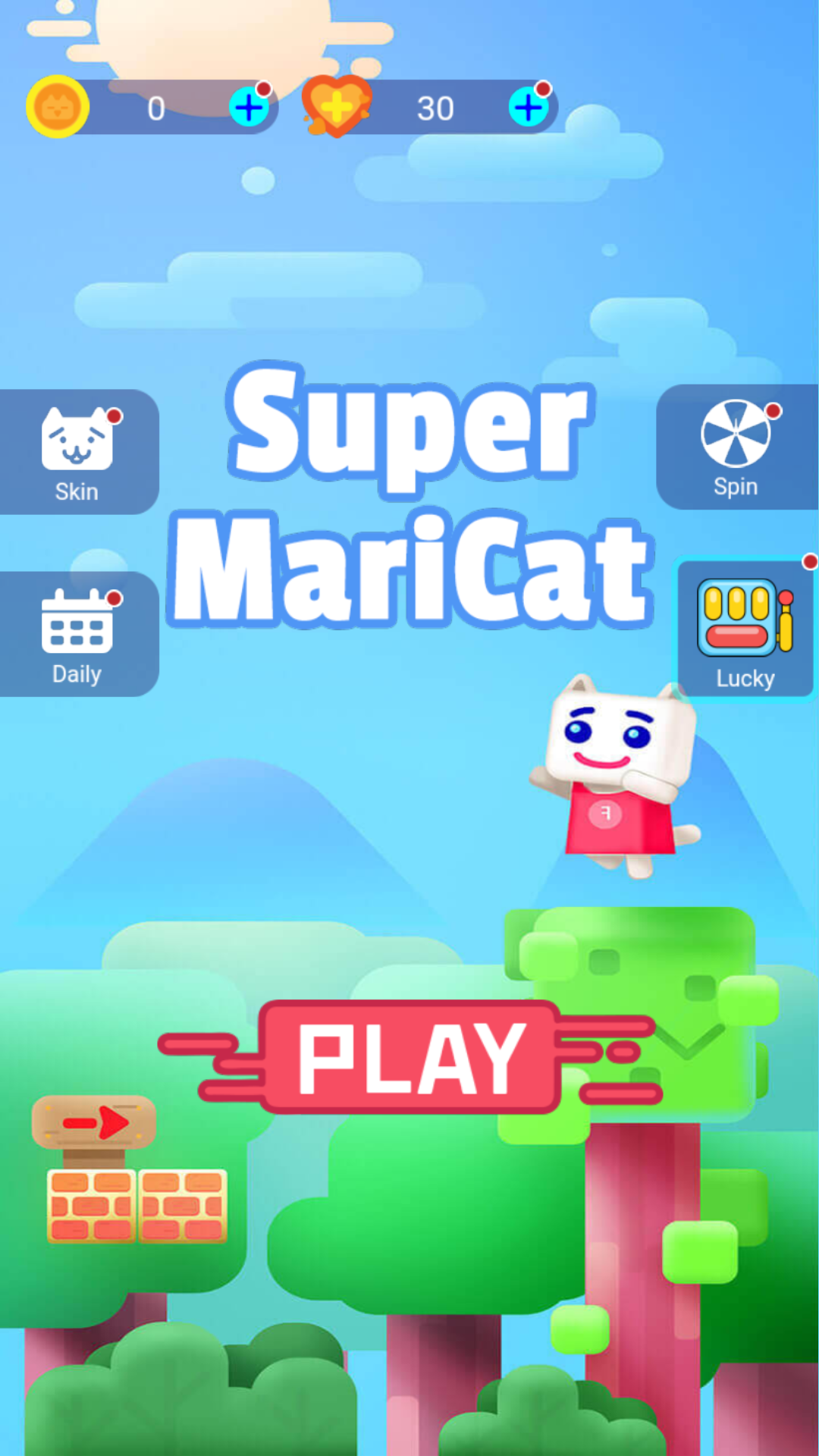 Cuplikan Layar Game Super Maricat