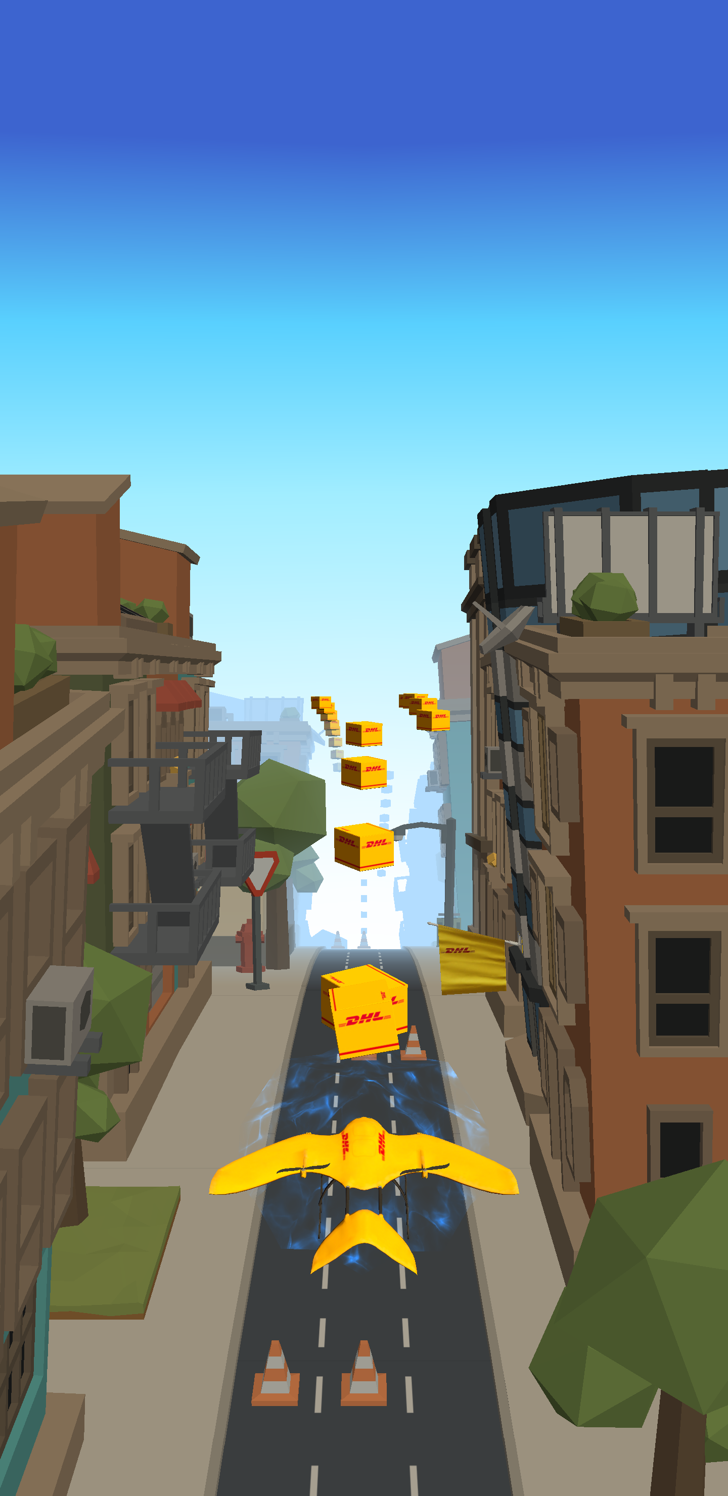 Screenshot of DHL EffiBOT Dash