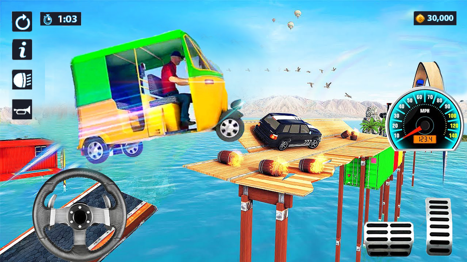 Скриншот игры Rickshaw Driving Game Tuk Tuk