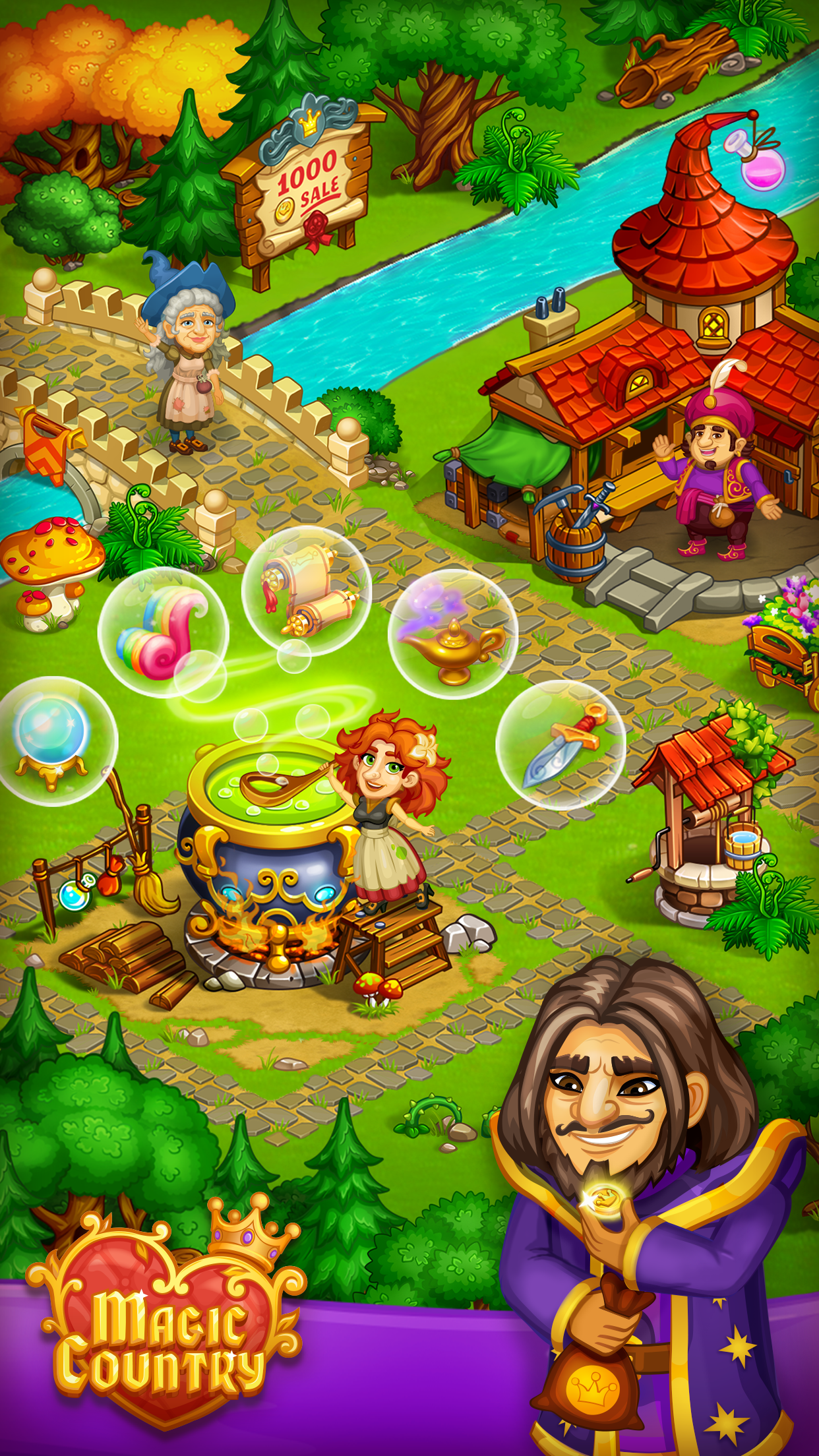 Magic City: fairy farm Game Screenshot