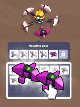 Spin Miner: Idle Gold Tycoon Game Screenshot