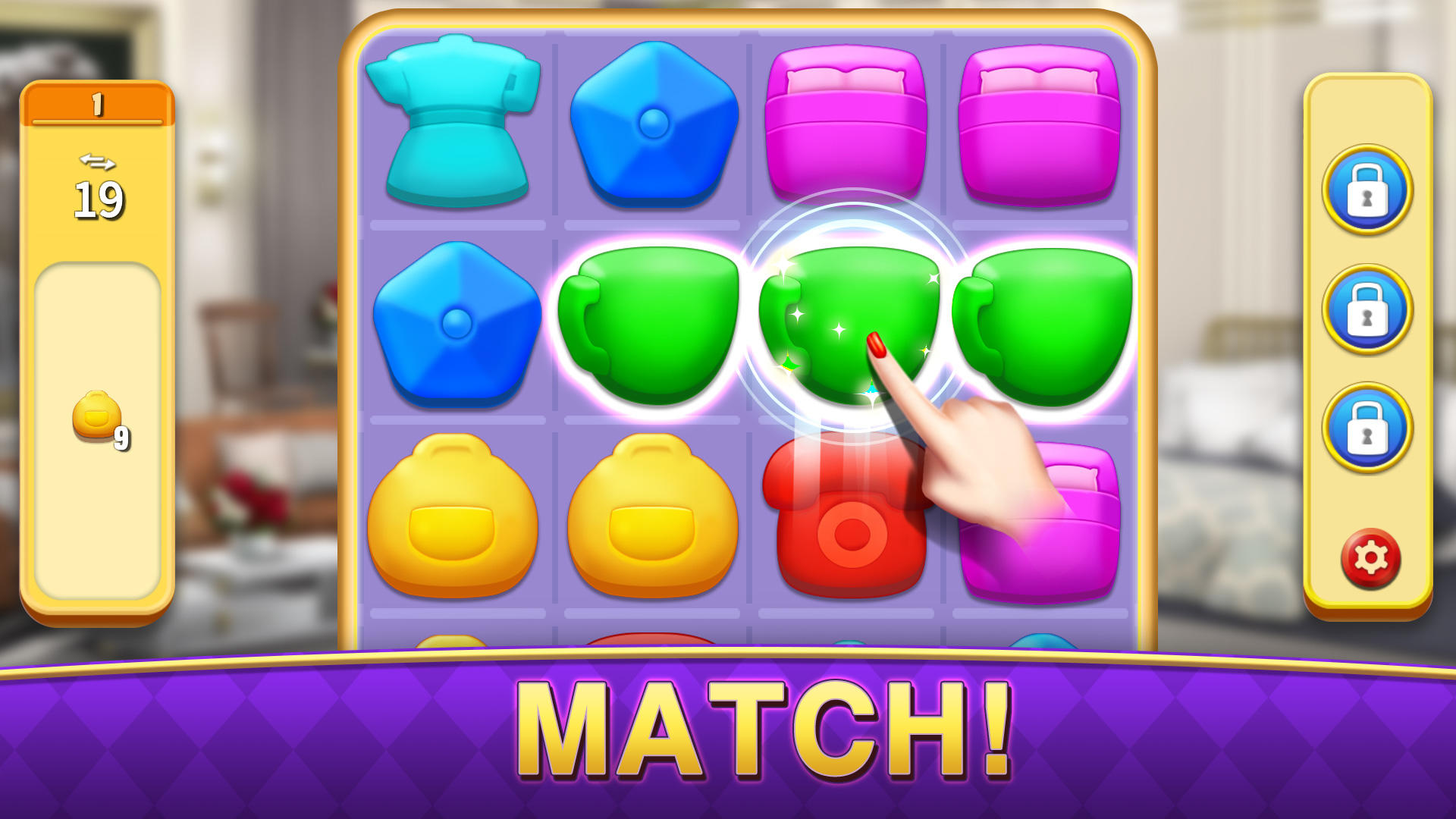 Скриншот игры Match for Hotel