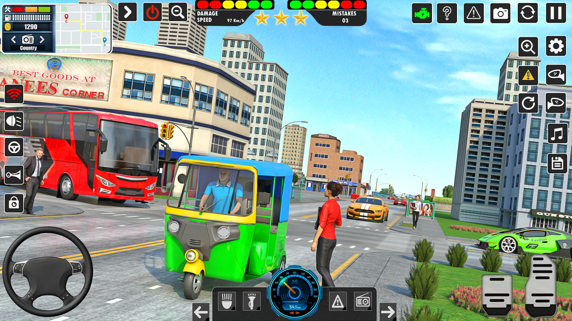 Cuplikan Layar Game Tuk Tuk Auto : Rickshaw Games