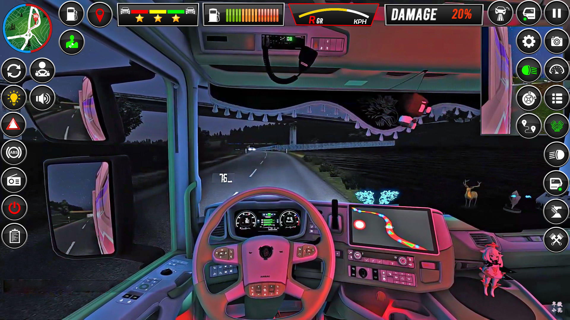 Captura de Tela do Jogo Jogo de transporte de camiões