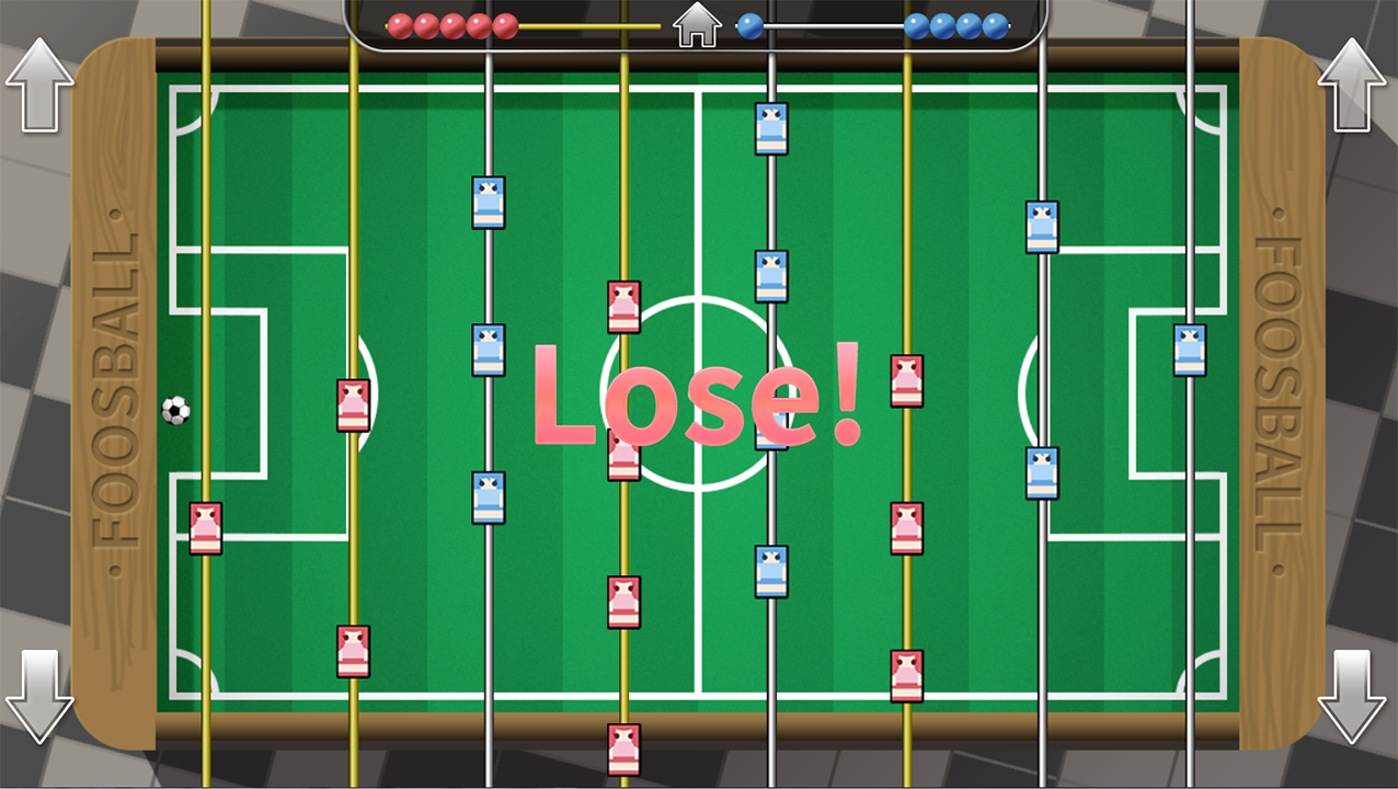 少女足球-Girls Foosball Game Screenshot
