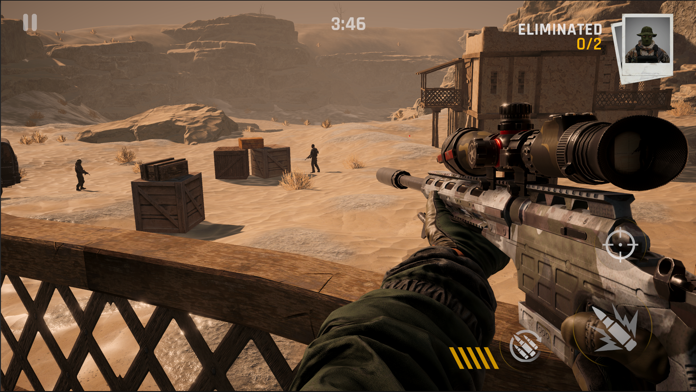 Screenshot 1 of GhostX: เครื่องจำลองการซุ่มยิง 