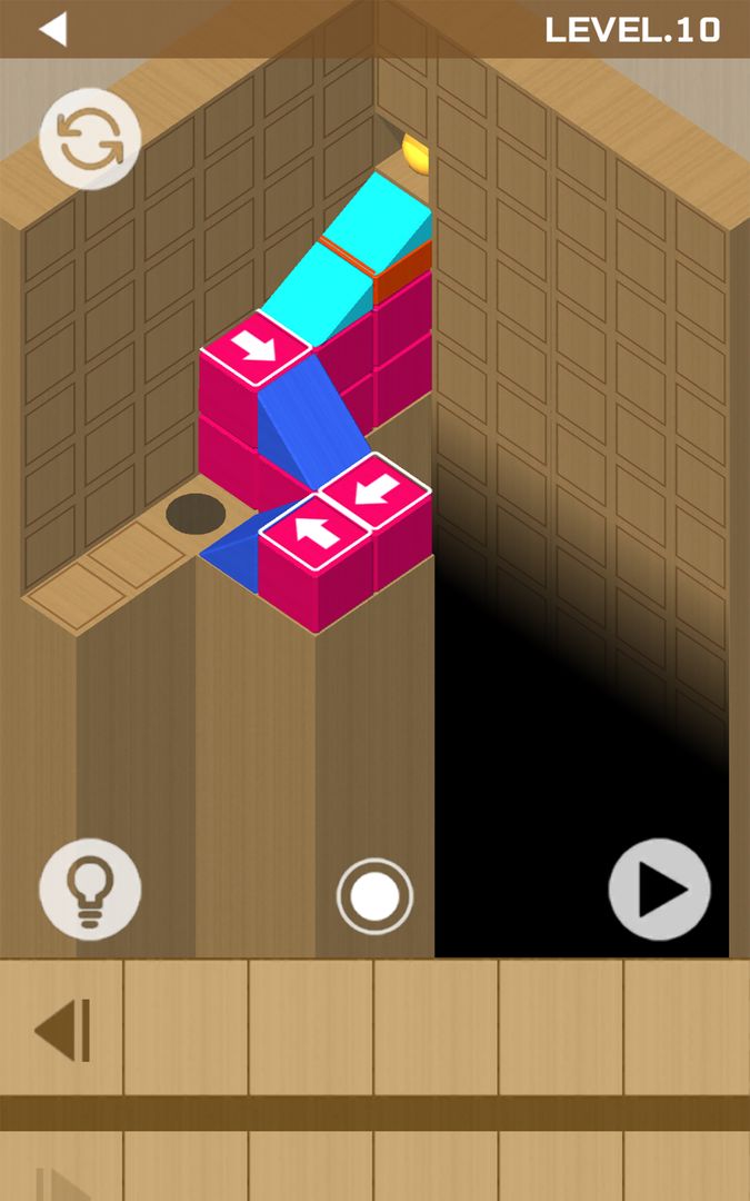 Screenshot of Woody Bricks and Ball Puzzles - Block Puzzle Game