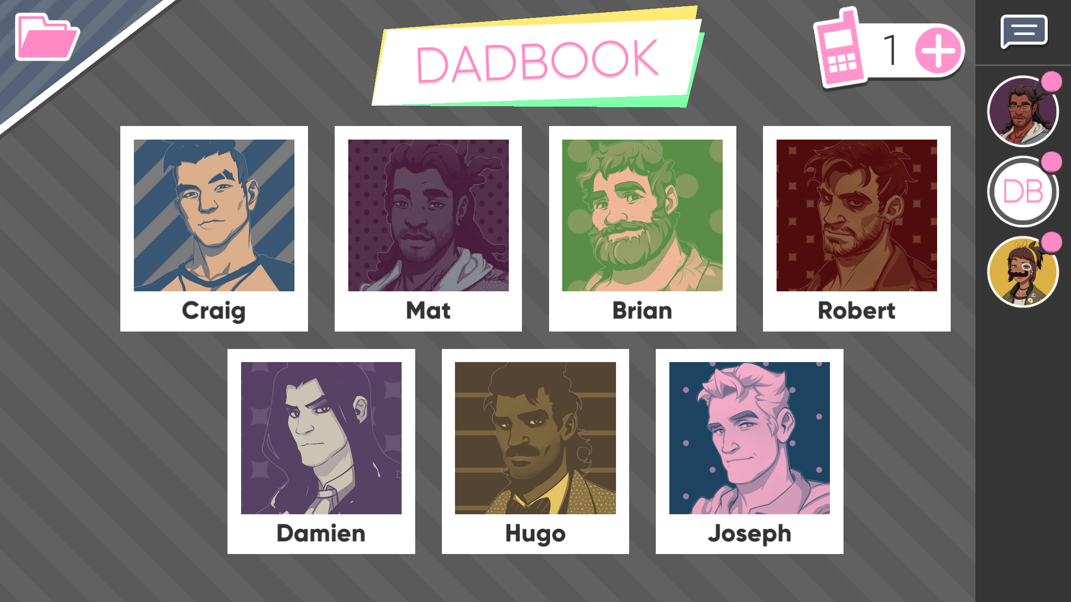 Dream Daddy Game Screenshot