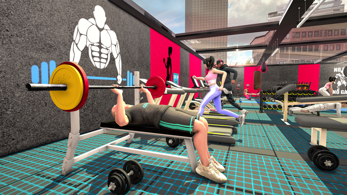 Screenshot 1 of Pro Gym Simulator 2024 ဂိမ်း 