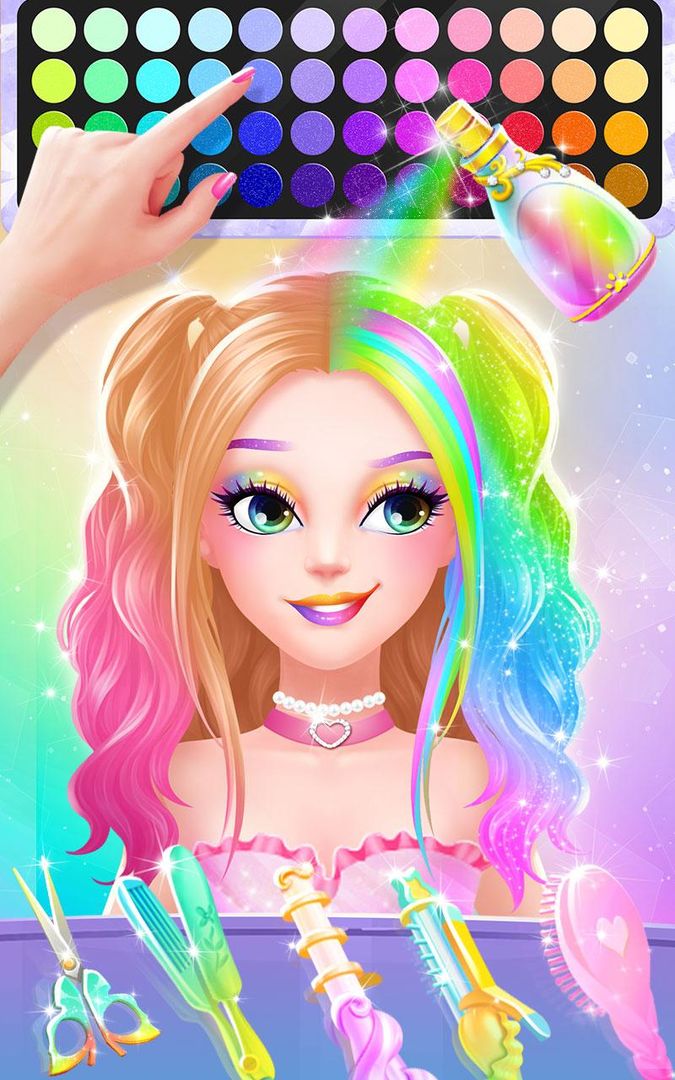 Screenshot of Princess Dream Hair Salon