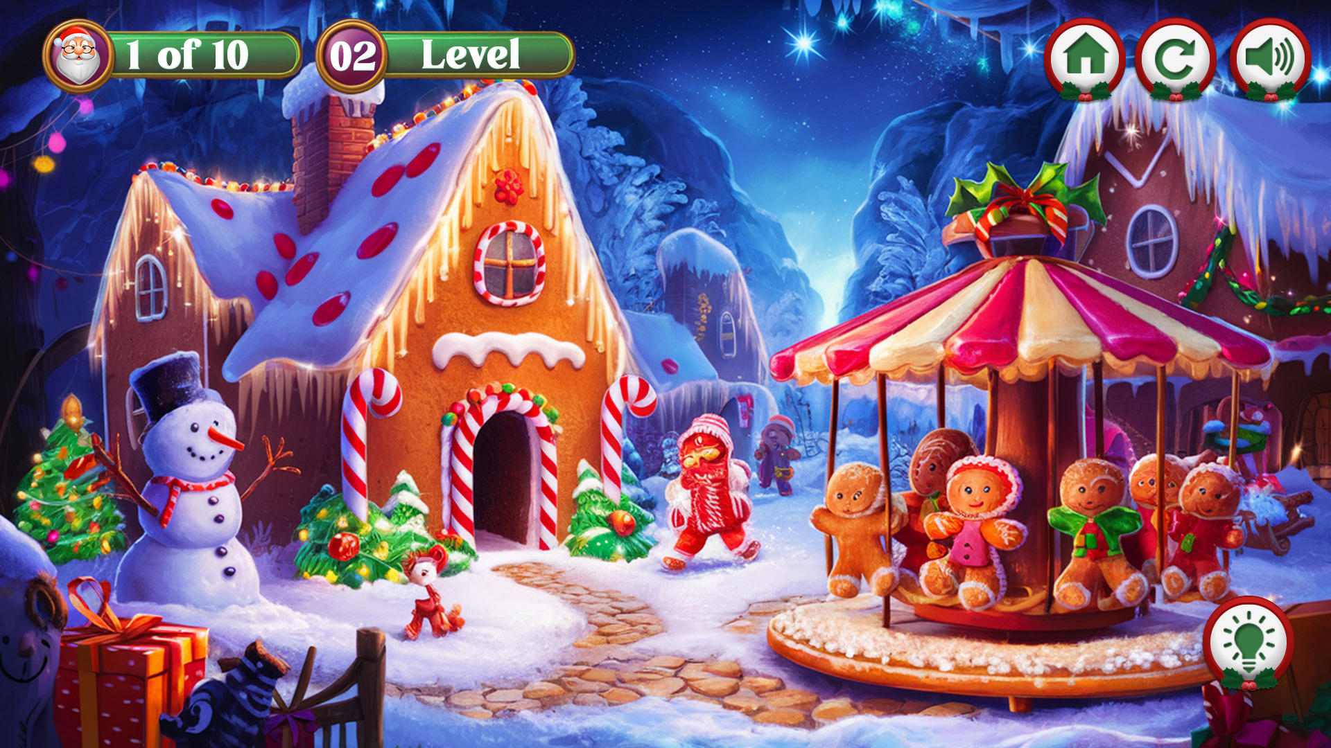 Hidden Object Christmas Santa 게임 스크린샷