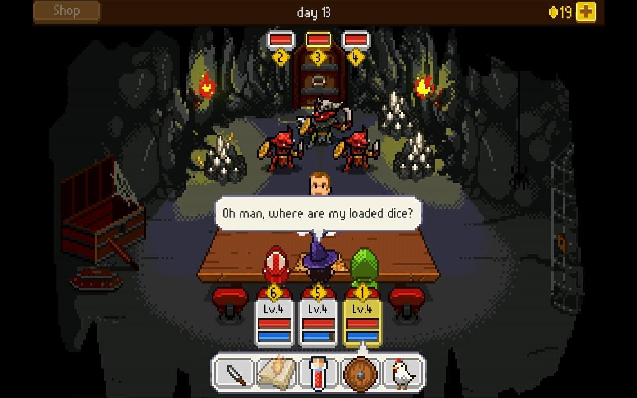 Knights of Pen & Paper +1 Game Screenshot