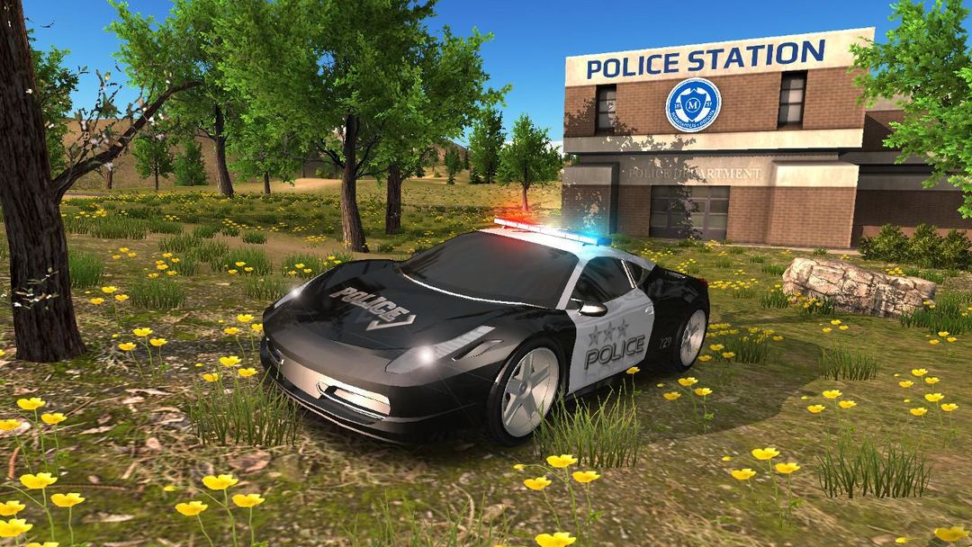 Screenshot of Police Car Driving Offroad