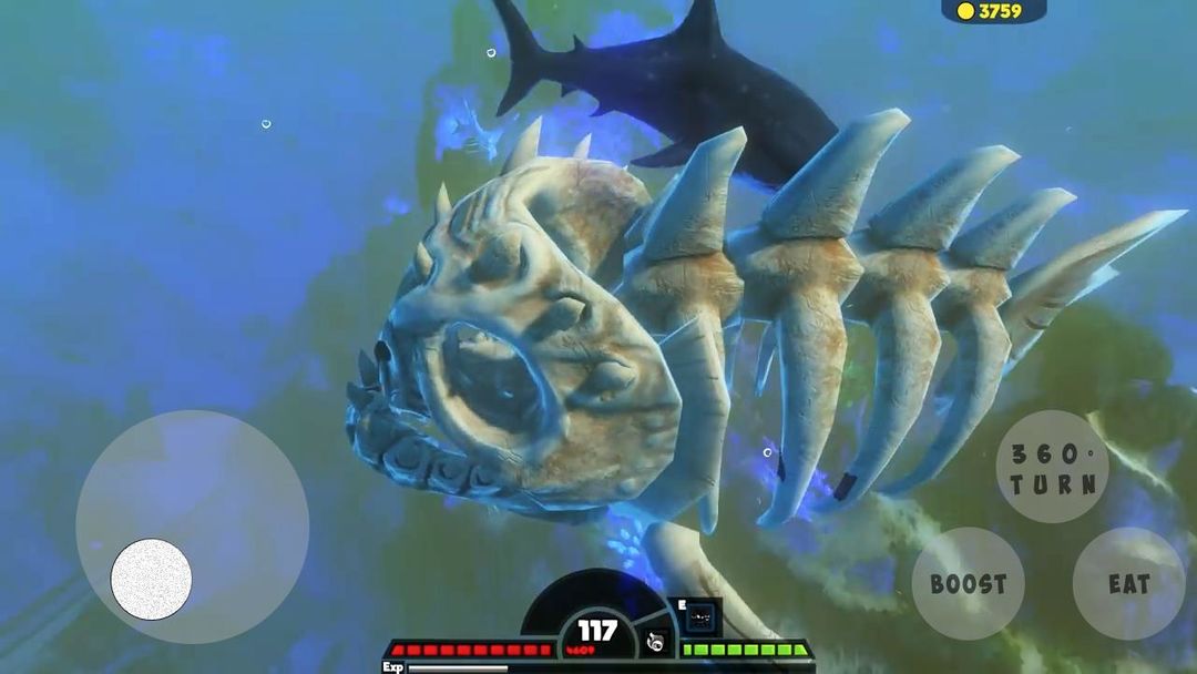 Screenshot of 3D Feed Sceleton Fish Simulator