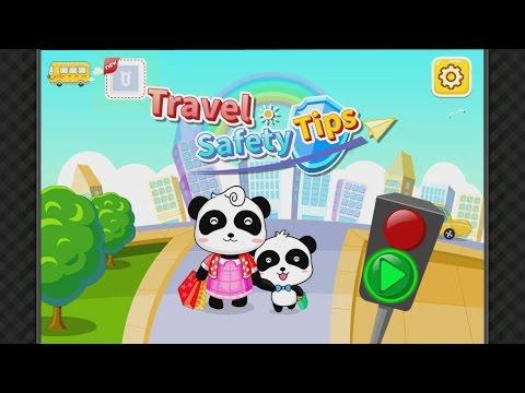 Screenshot of the video of Little Panda Travel Safety