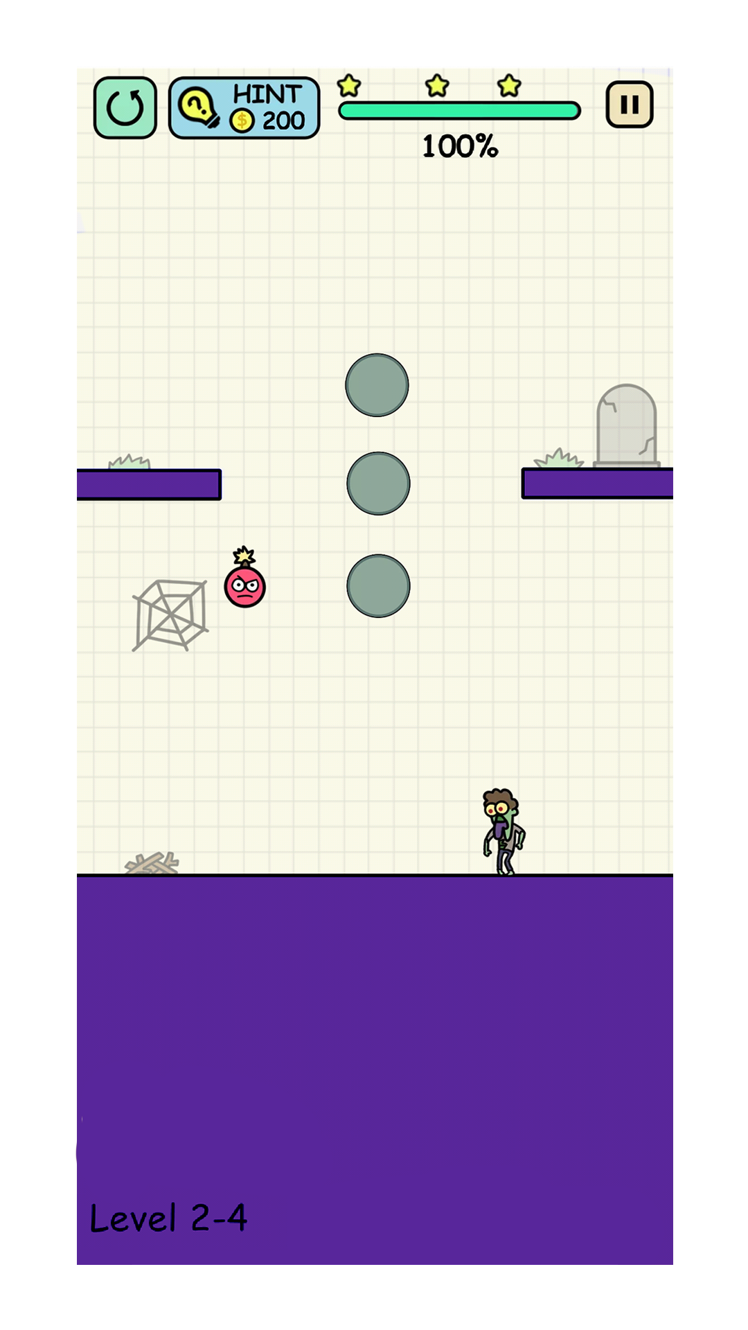 Brain On in Boomb Zombie War Game Screenshot