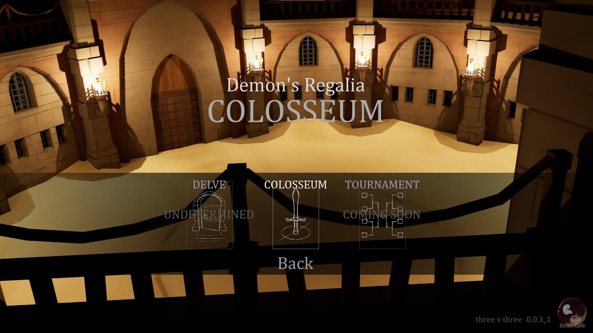 Demon's Regalia: Colosseum screenshot game