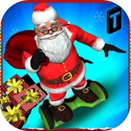 Hoverboard Rider 3D:Santa Xmas