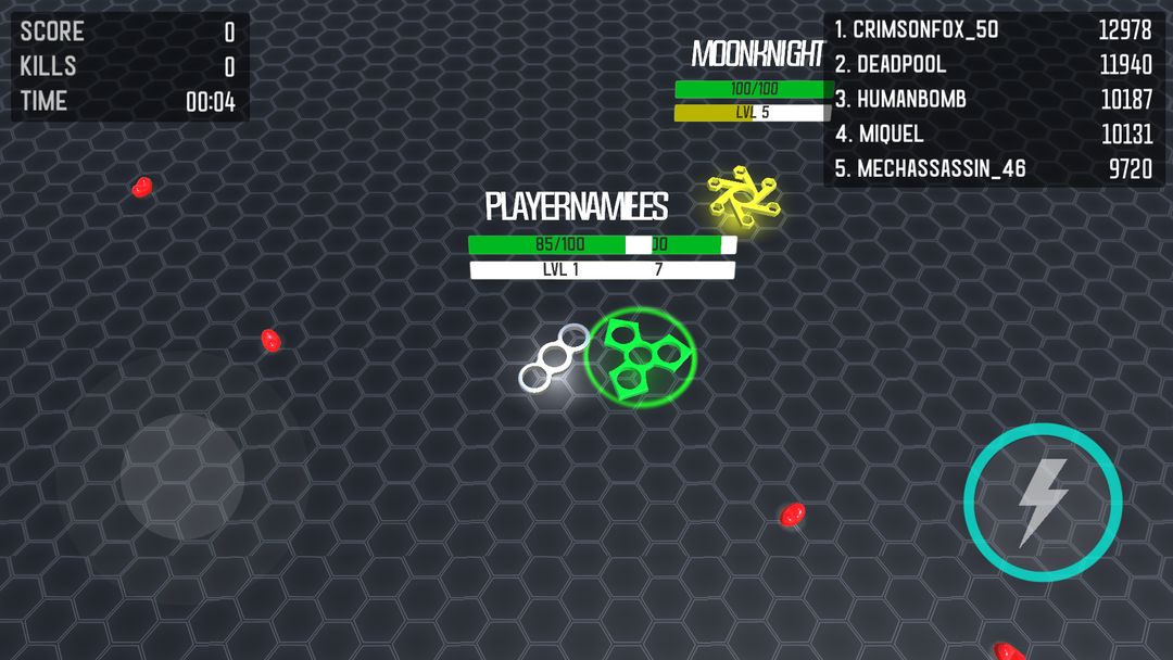 Screenshot of Fidget Spinz.io game