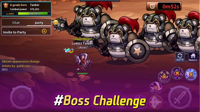 Raising SSS class warriors mobile android iOS apk download for