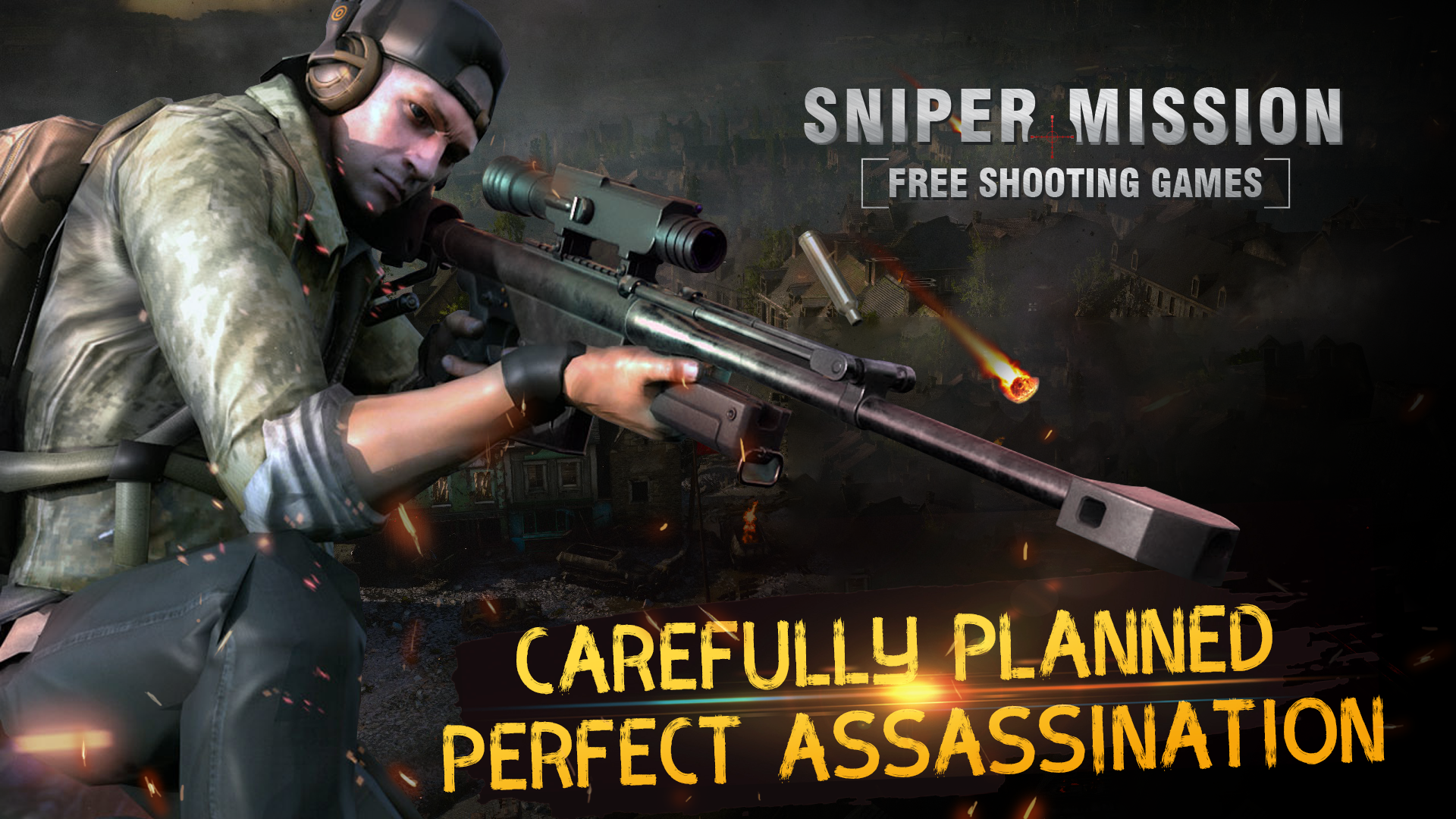 狙擊任務 - 免費射擊遊戲遊戲截圖