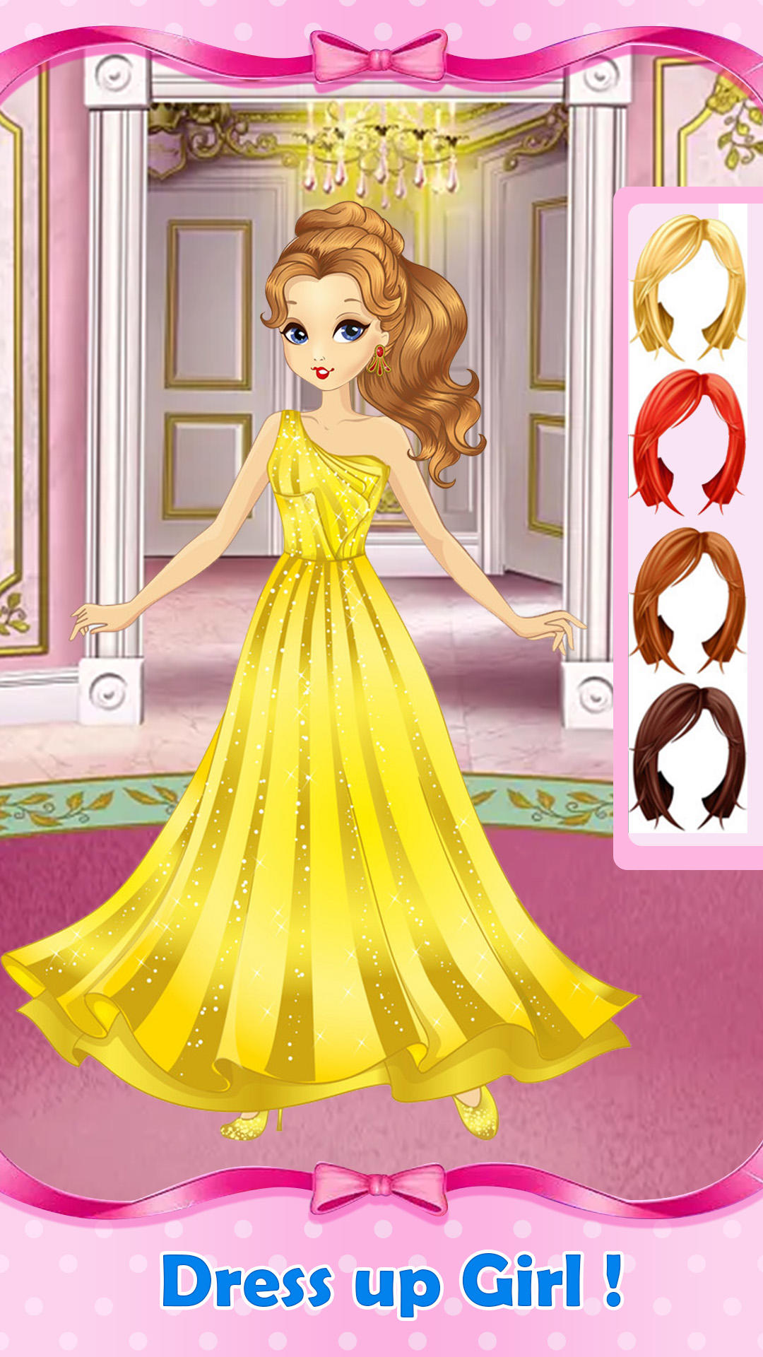 open lace back dress I'm a Princess - Dress Up Games