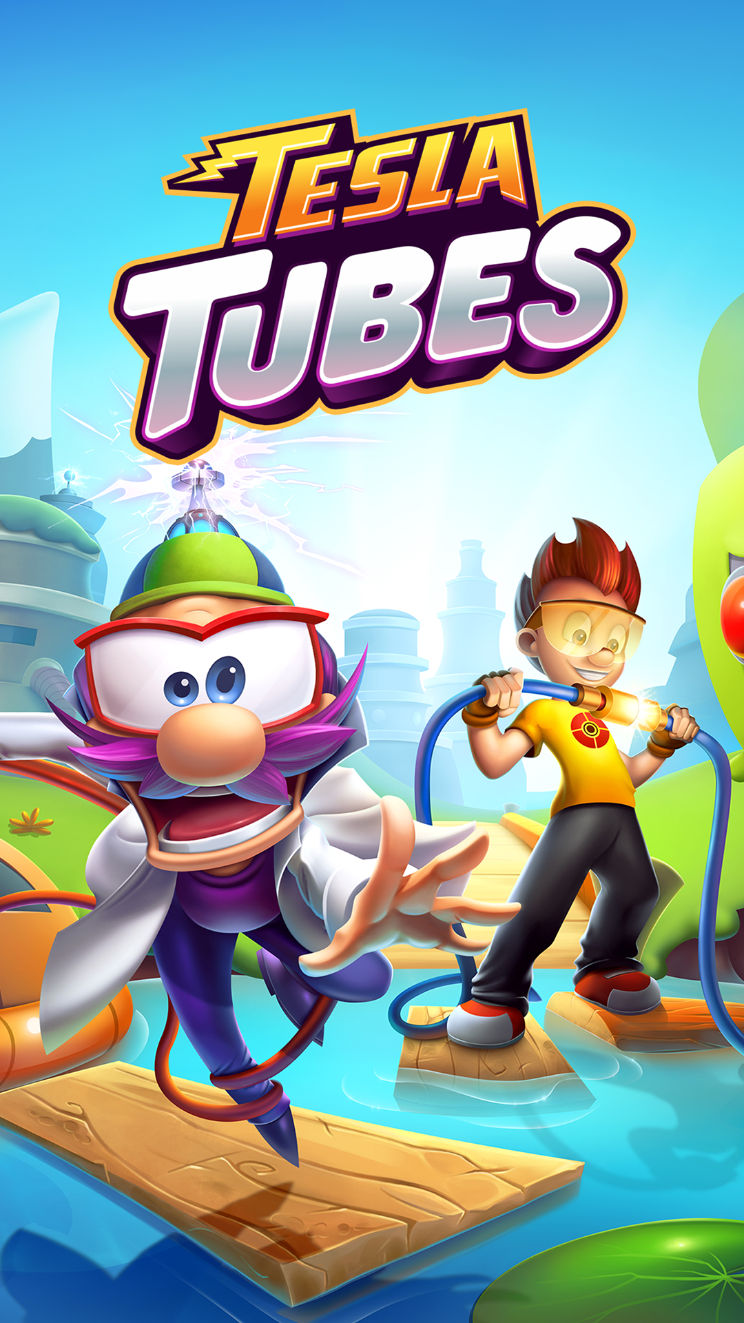 Скриншот игры Tesla Tubes