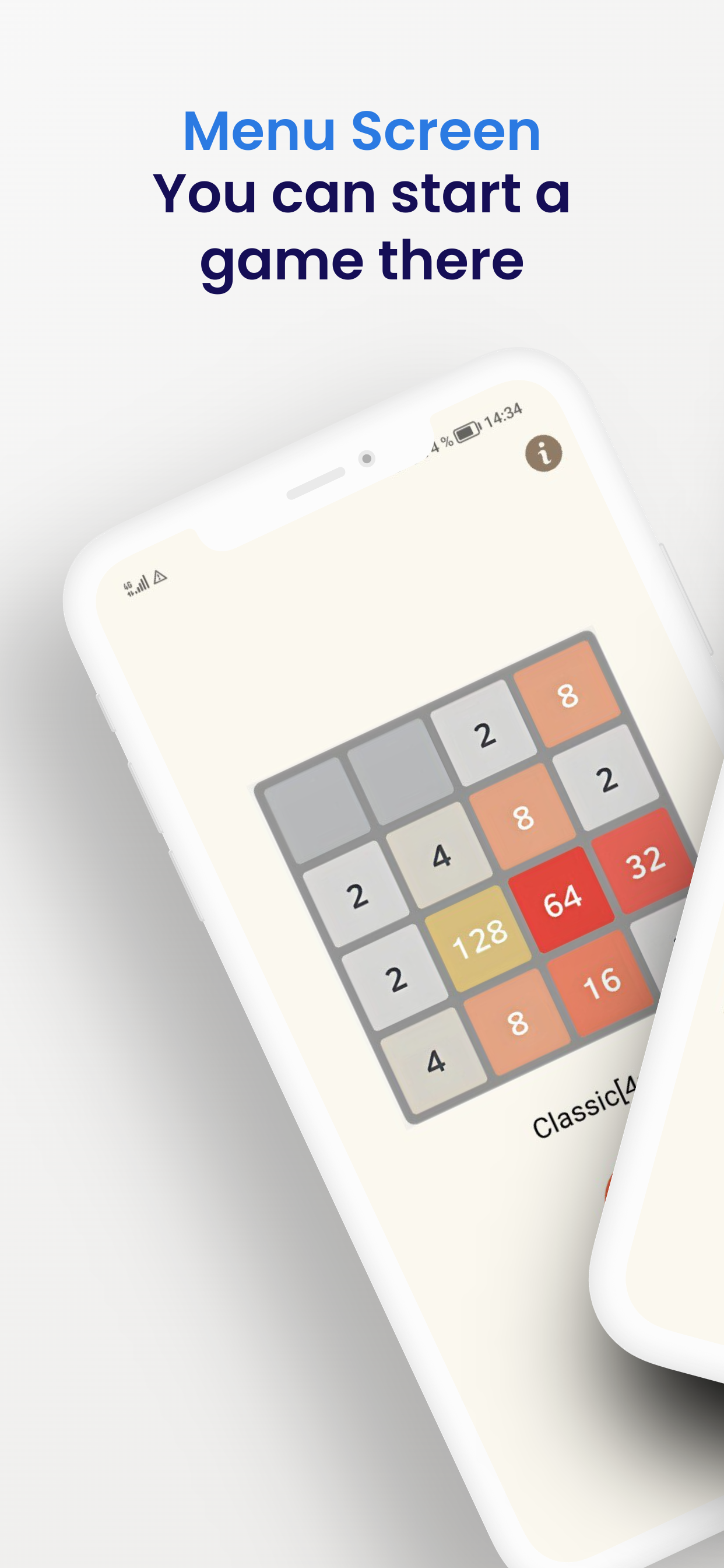 Numeric 2048 ゲームのスクリーンショット