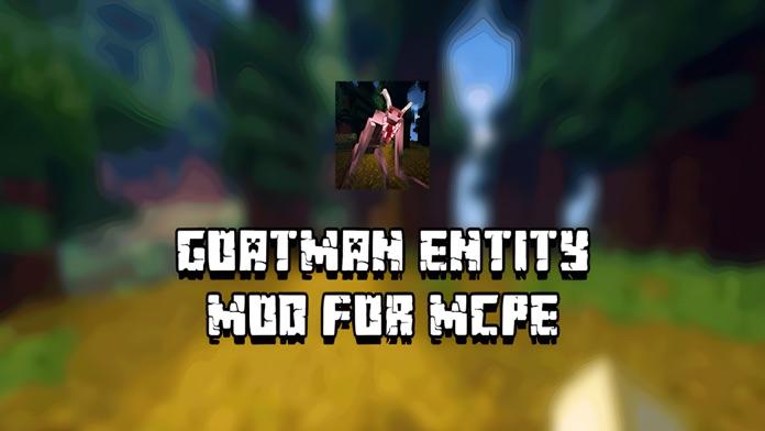 Cuplikan Layar Game Goatman Entity Mods for MCPE