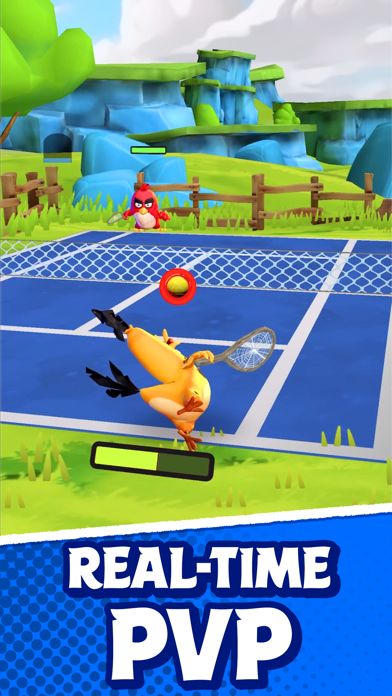 Screenshot of Angry Birds Tennis