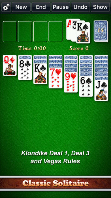 Screenshot of Solitaire City Classic