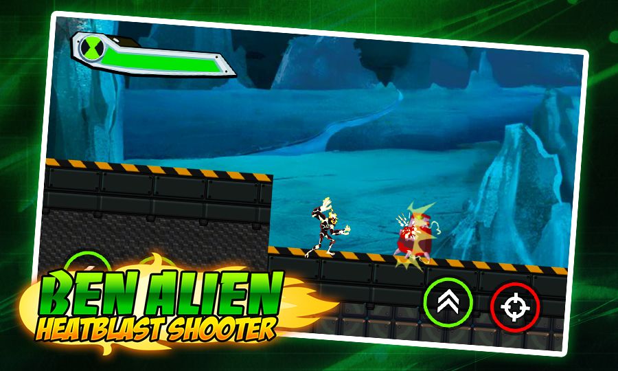 Ben Alien Heartblast - Galaxy Alien Shooter 게임 스크린 샷