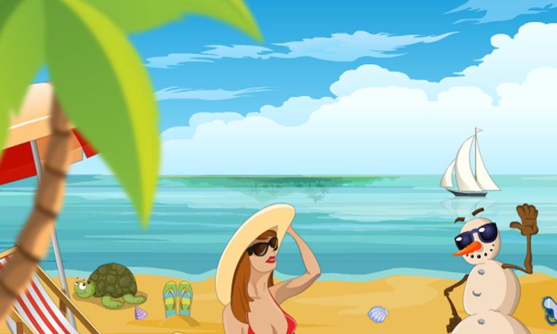 Escape From The Summer Beach 게임 스크린 샷
