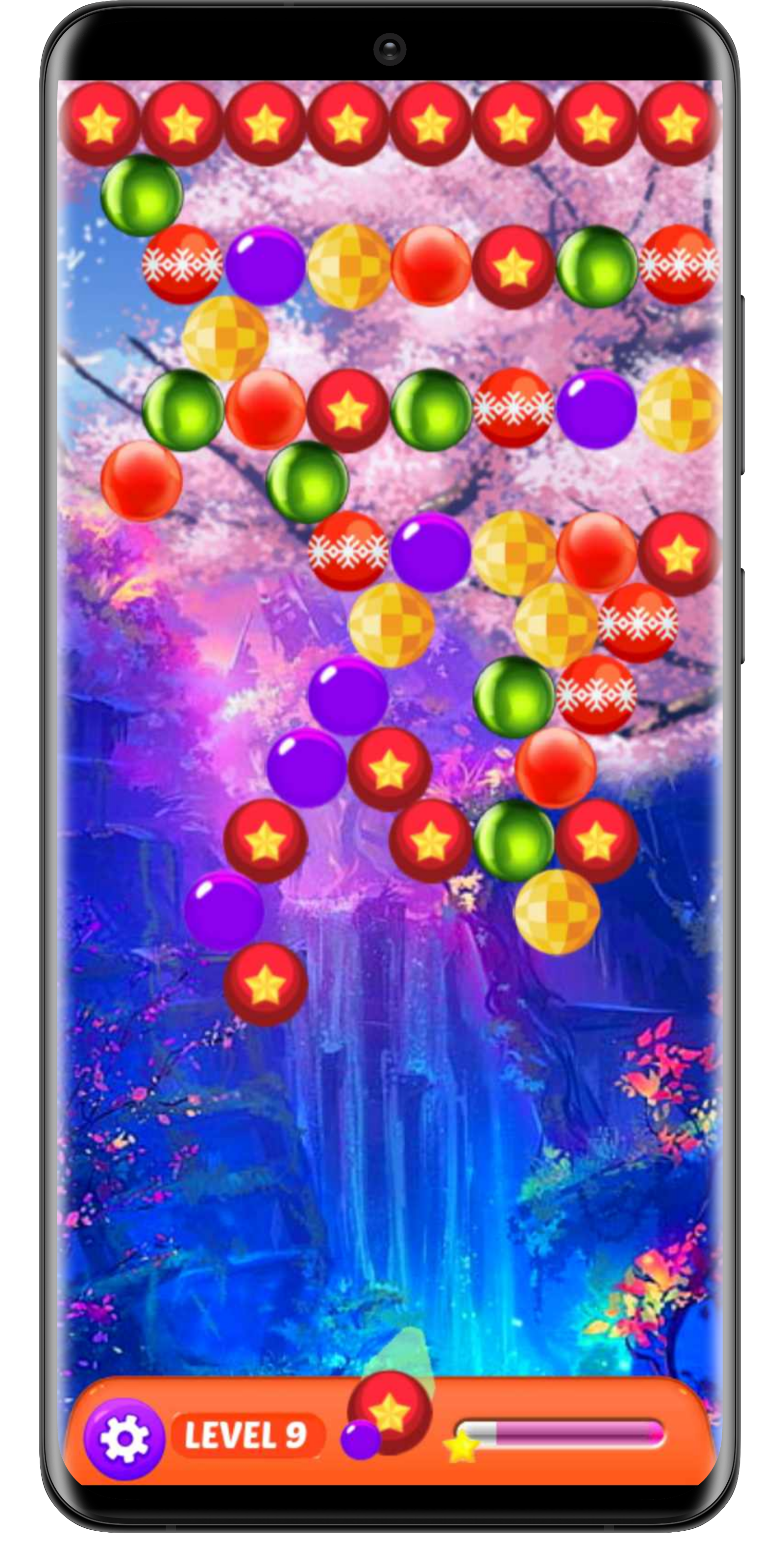 Bubble Shooter Onir Pop Puzzle Game Screenshot