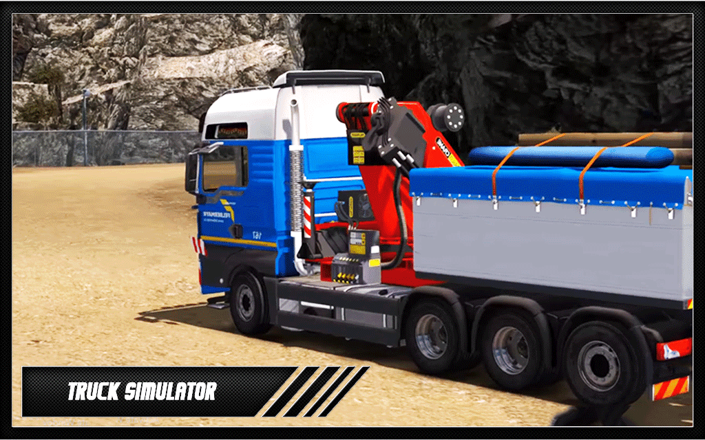 Screenshot 1 of 거친 트럭: 유로 화물 배달 운송 게임 3D 1.0